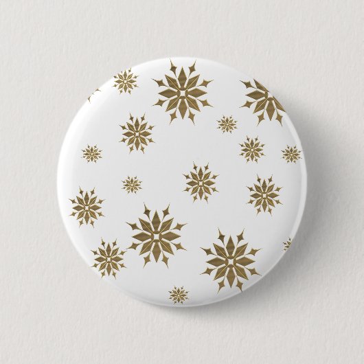 Badge Rond 5 Cm Flèche dorée (Devant)