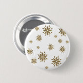 Badge Rond 5 Cm Flèche dorée (Devant & derrière)