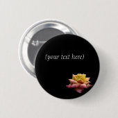 Badge Rond 5 Cm fleur (Devant & derrière)