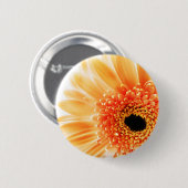 Badge Rond 5 Cm Fleur (Devant & derrière)