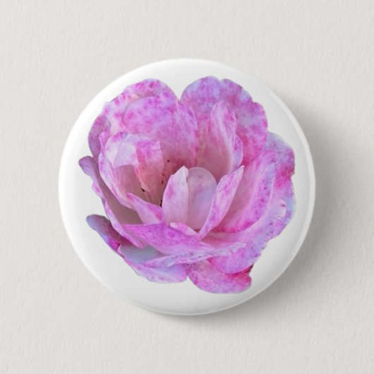 Badge Rond 5 Cm Fleur (Devant)