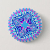 Badge Rond 5 Cm Fleur congelée (Devant)
