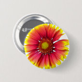 Badge Rond 5 Cm Fleur couvrante indienne (Devant & derrière)