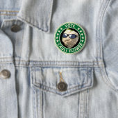 Badge Rond 5 Cm Fleur de Cauli de vote (En situation)