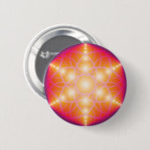Badge Rond 5 Cm Fleur de la vie (Devant & derrière)