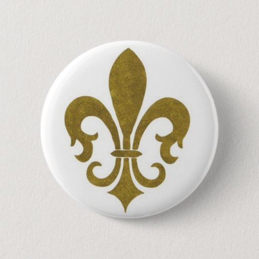 BADGE ROND 5 CM FLEUR DE LIS (Devant)