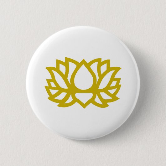 Badge Rond 5 Cm Fleur de Lotus (Devant)