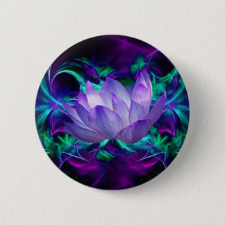 Badge Rond 5 Cm Fleur de lotus pourpre et sa signification