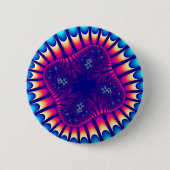 Badge Rond 5 Cm Fleur de mer de corail (Devant)