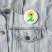 Badge Rond 5 Cm Fleur de paix (En situation)