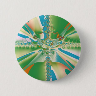 Badge Rond 5 Cm Fleur de printemps