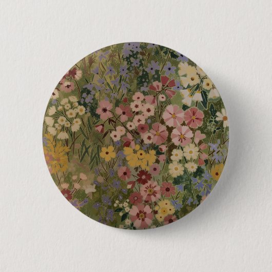 Badge Rond 5 Cm Fleur de printemps éternel (Devant)
