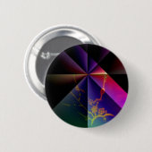 Badge Rond 5 Cm Fleur de prune -Mei Hua- Bouton (Devant & derrière)