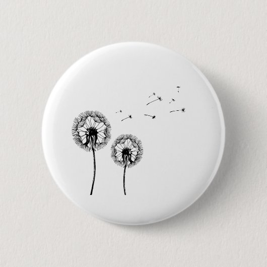 Badge Rond 5 Cm Fleur de pustère (Devant)
