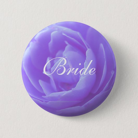 Badge Rond 5 Cm fleur de rose violette (Devant)