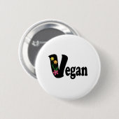 Badge Rond 5 Cm Fleur de Vega (Devant & derrière)