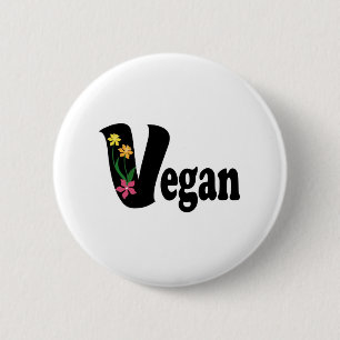 Badge Rond 5 Cm Fleur de Vega