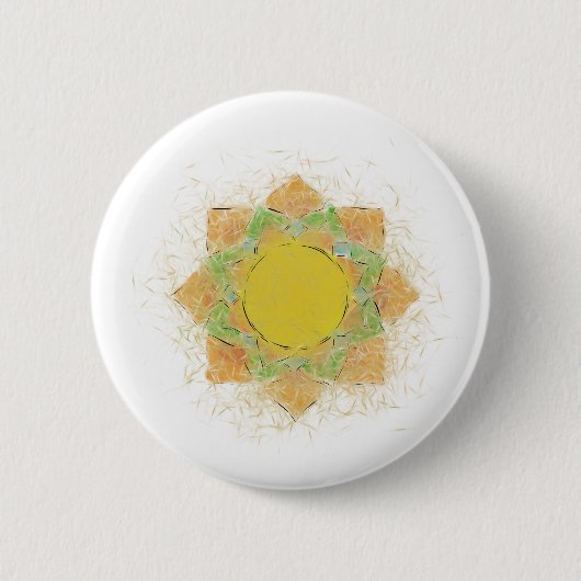 Badge Rond 5 Cm Fleur Ethereal Lotus (Devant)