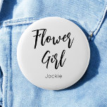 Badge Rond 5 Cm Fleur Fille Mariage Noir Blanc Bouton<br><div class="desc">Fleur Fille Mariage Noir Blanc Bouton pour Mariage,  Cortège de Mariée,  Réception de Mariage,  Enterrement de Vie de Jeune Fille. Découvrez plus de produits avec ce design dans la collection ci-dessous.</div>