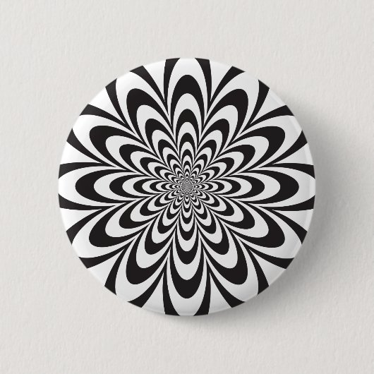 Badge Rond 5 Cm Fleur infinie (Devant)