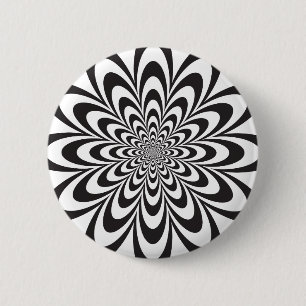 Badge Rond 5 Cm Fleur infinie