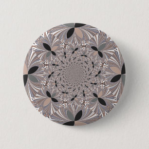 Badge Rond 5 Cm Fleur Inspiration