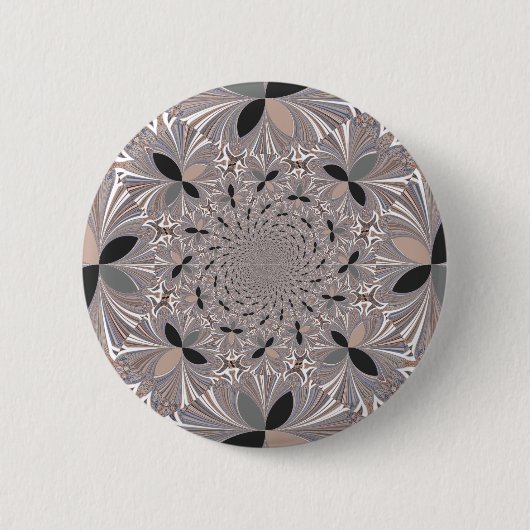 Badge Rond 5 Cm Fleur Inspiration (Devant)
