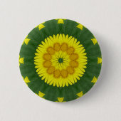 Badge Rond 5 Cm Fleur Mandala 05 (Devant)