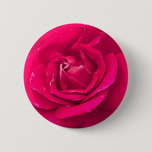 Badge Rond 5 Cm Fleur rose (Devant)