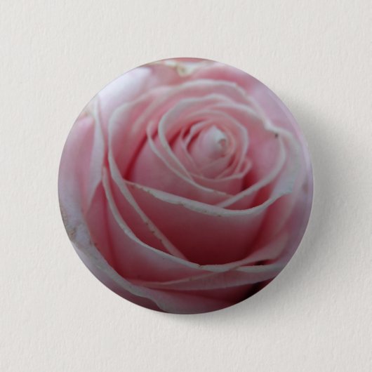 Badge Rond 5 Cm Fleur Rose mignonne (Devant)
