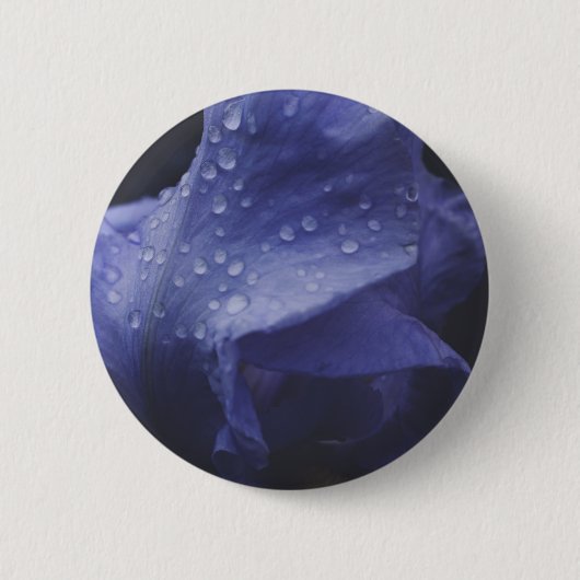 Badge Rond 5 Cm Fleur Rose violet (Devant)