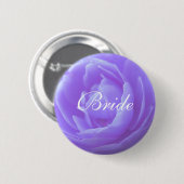 Badge Rond 5 Cm fleur rose violette (Devant & derrière)