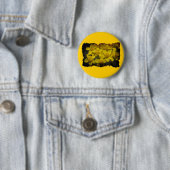 Badge Rond 5 Cm Fleur sauvage jaune (En situation)