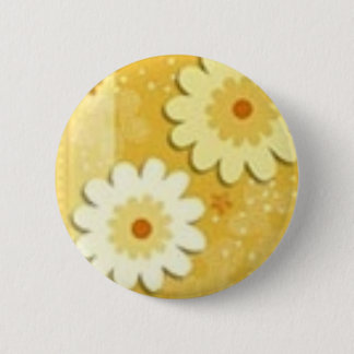 Badge Rond 5 Cm fleurs