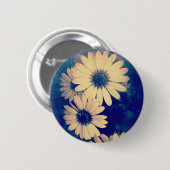 Badge Rond 5 Cm Fleurs (Devant & derrière)