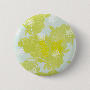 Badge Rond 5 Cm Fleurs