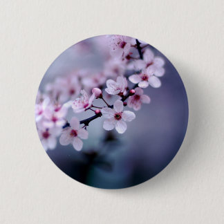 Badge Rond 5 Cm Fleurs de cerisier