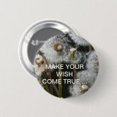 Badge Rond 5 Cm Fleurs de cheval (Devant & derrière)