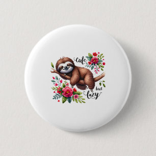 Badge Rond 5 Cm Fleurs de fentes mignonnes
