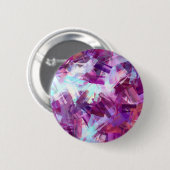 BADGE ROND 5 CM FLEURS DE LAVENDER (Devant & derrière)