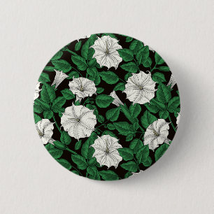 Badge Rond 5 Cm Fleurs de lune 2