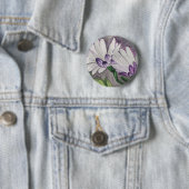 Badge Rond 5 Cm Fleurs de marguerite (En situation)