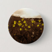 Badge Rond 5 Cm Fleurs de soleil (Devant)