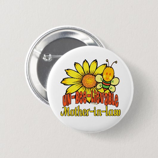 Badge Rond 5 Cm Fleurs de soleil incroyables (Devant & derrière)