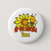 Badge Rond 5 Cm Fleurs de soleil incroyables Nana (Devant)