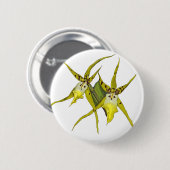 Badge Rond 5 Cm Fleurs d'orchidée (Devant & derrière)