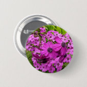 Badge Rond 5 Cm Fleurs violettes de San Francisco (Devant & derrière)