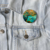 Badge Rond 5 Cm Flirt de libellule (En situation)