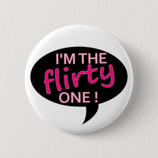 Badge Rond 5 Cm flirty (Devant)