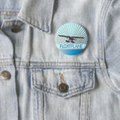 Badge Rond 5 Cm Floatplane (En situation)